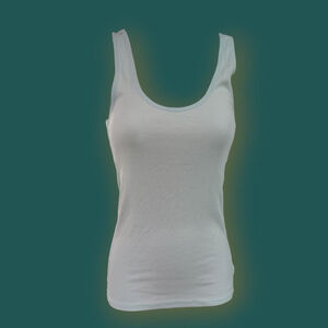 Super cool vintage American eagle baby blue glittery tank top